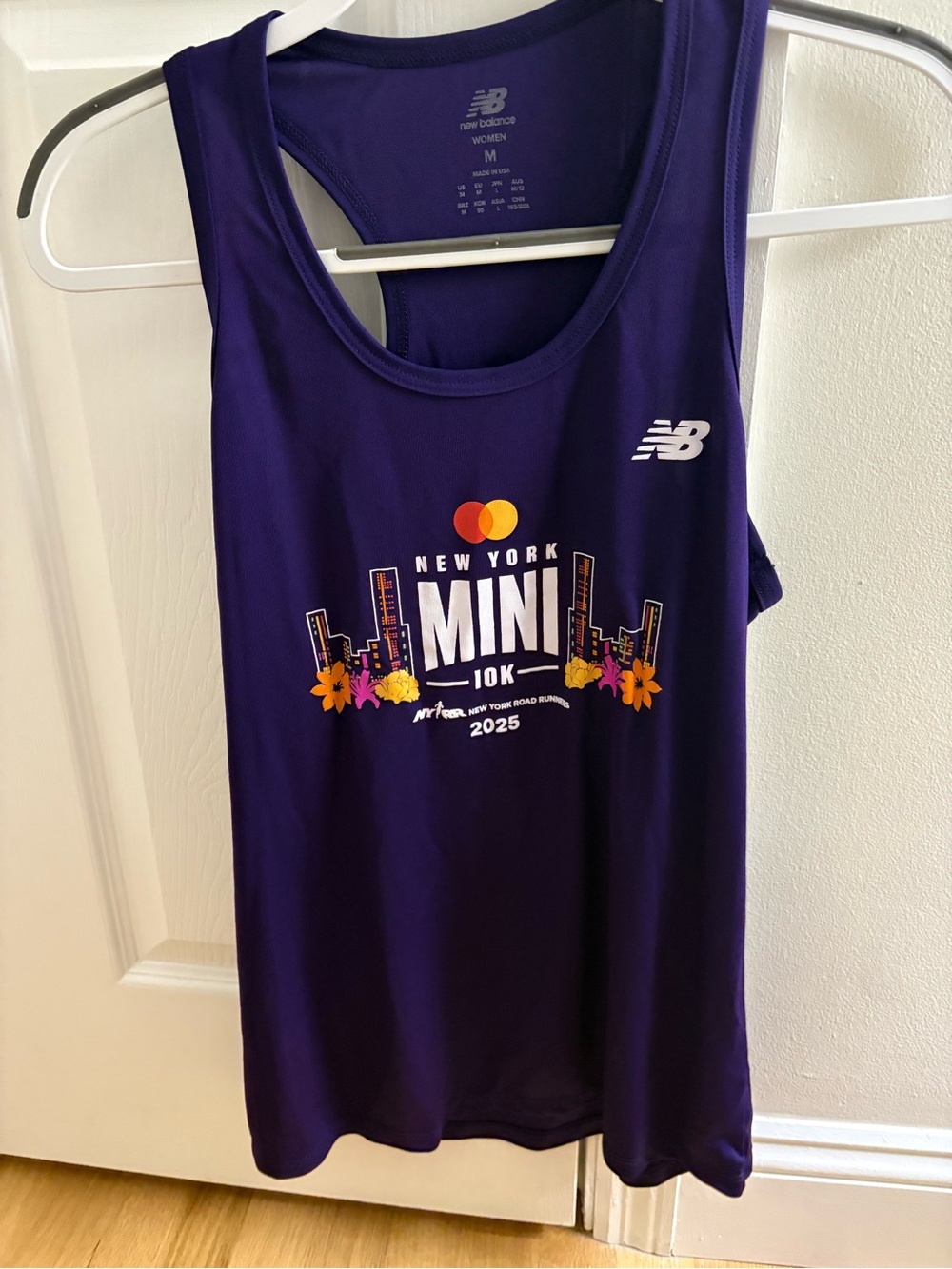 New Balance Purple Women’s Mini 10K Graphic Tank Top